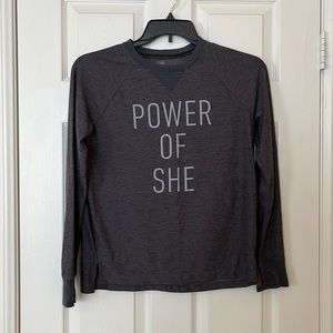 Athleta Girl Power of She long sleeve